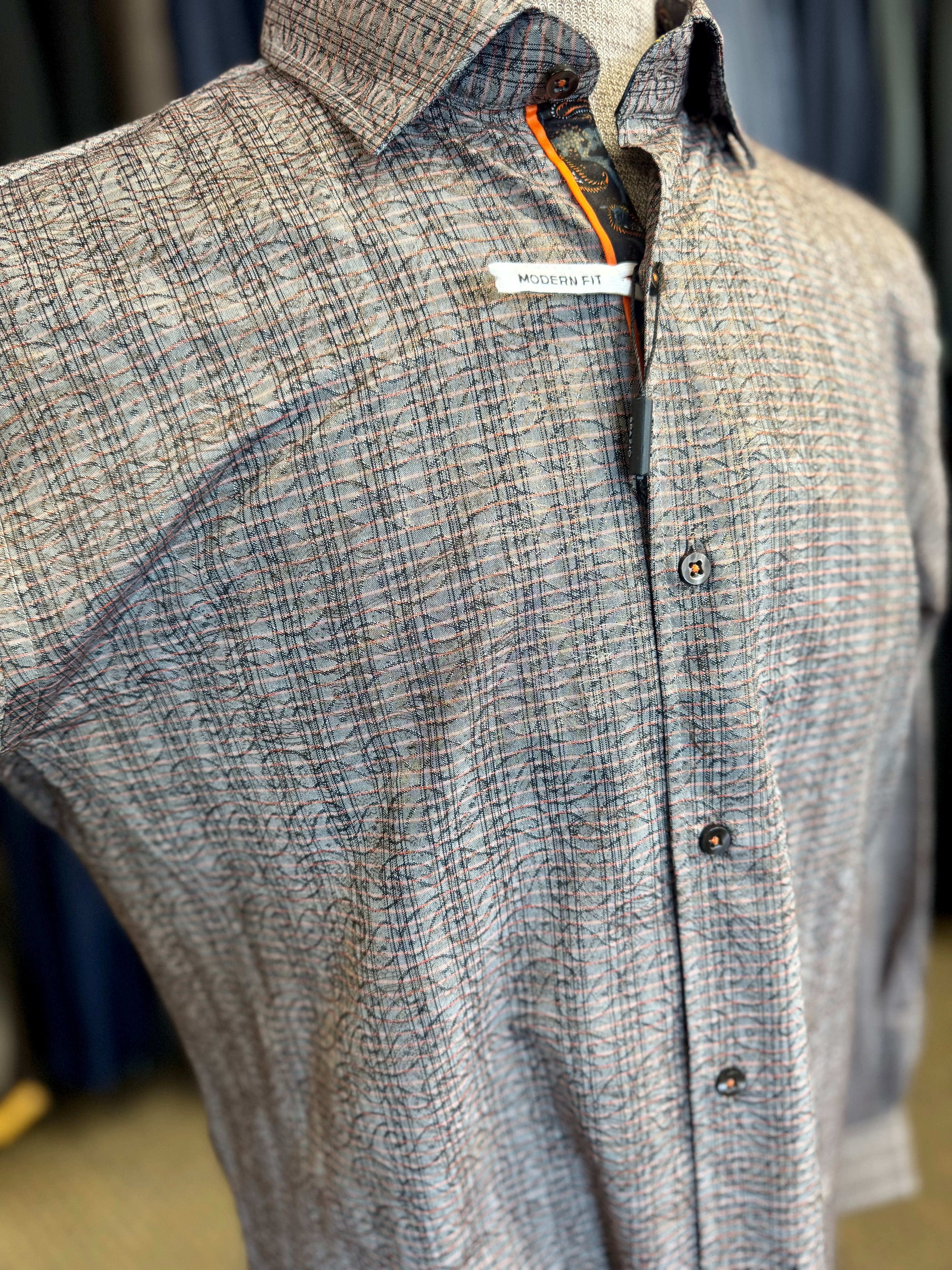 Paisley Check Sport Shirt