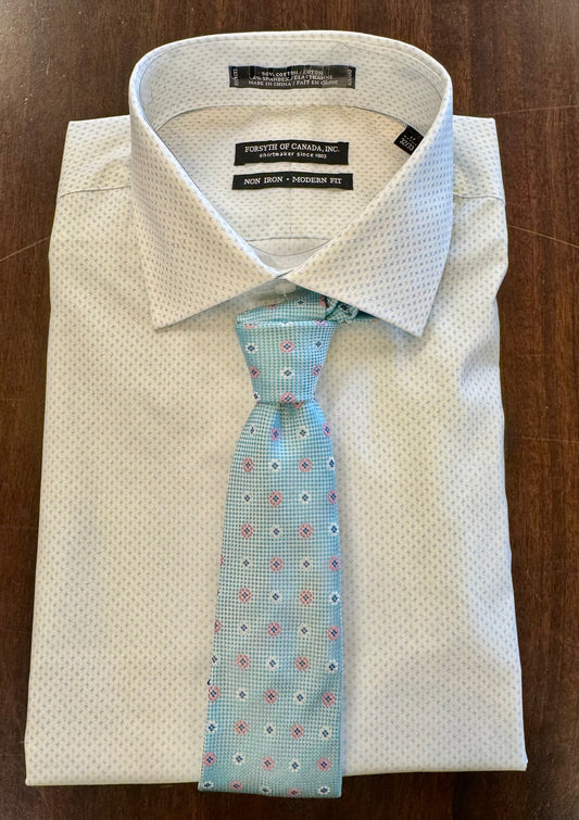 Kensington Spread Collar Dress Shirt - Teal