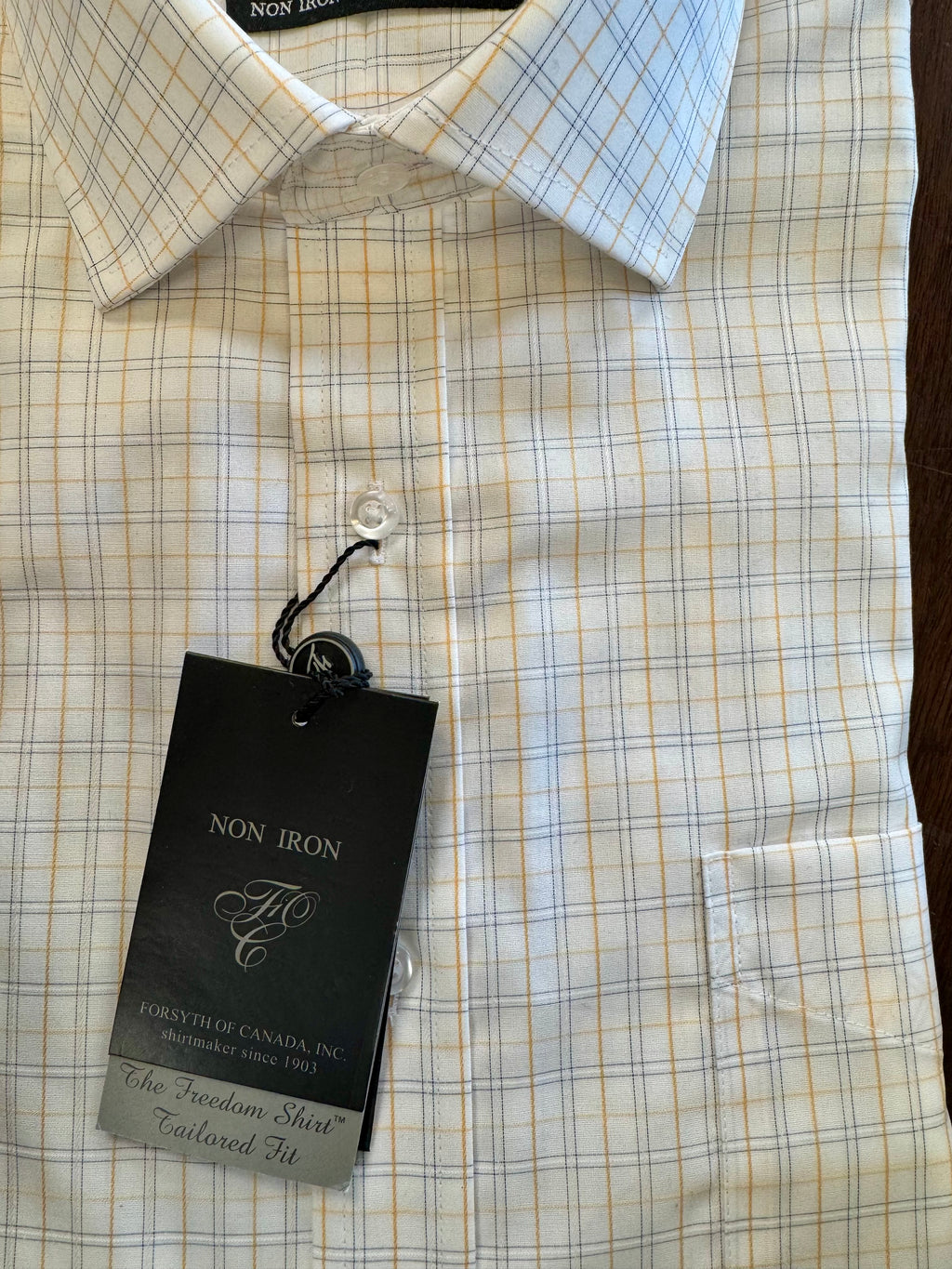 Kensington Spread Collar Dress Shirt - Clementine