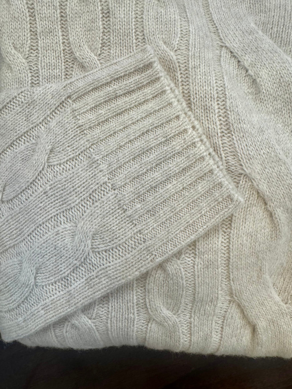 Alashan Cable Crew Neck Sweater