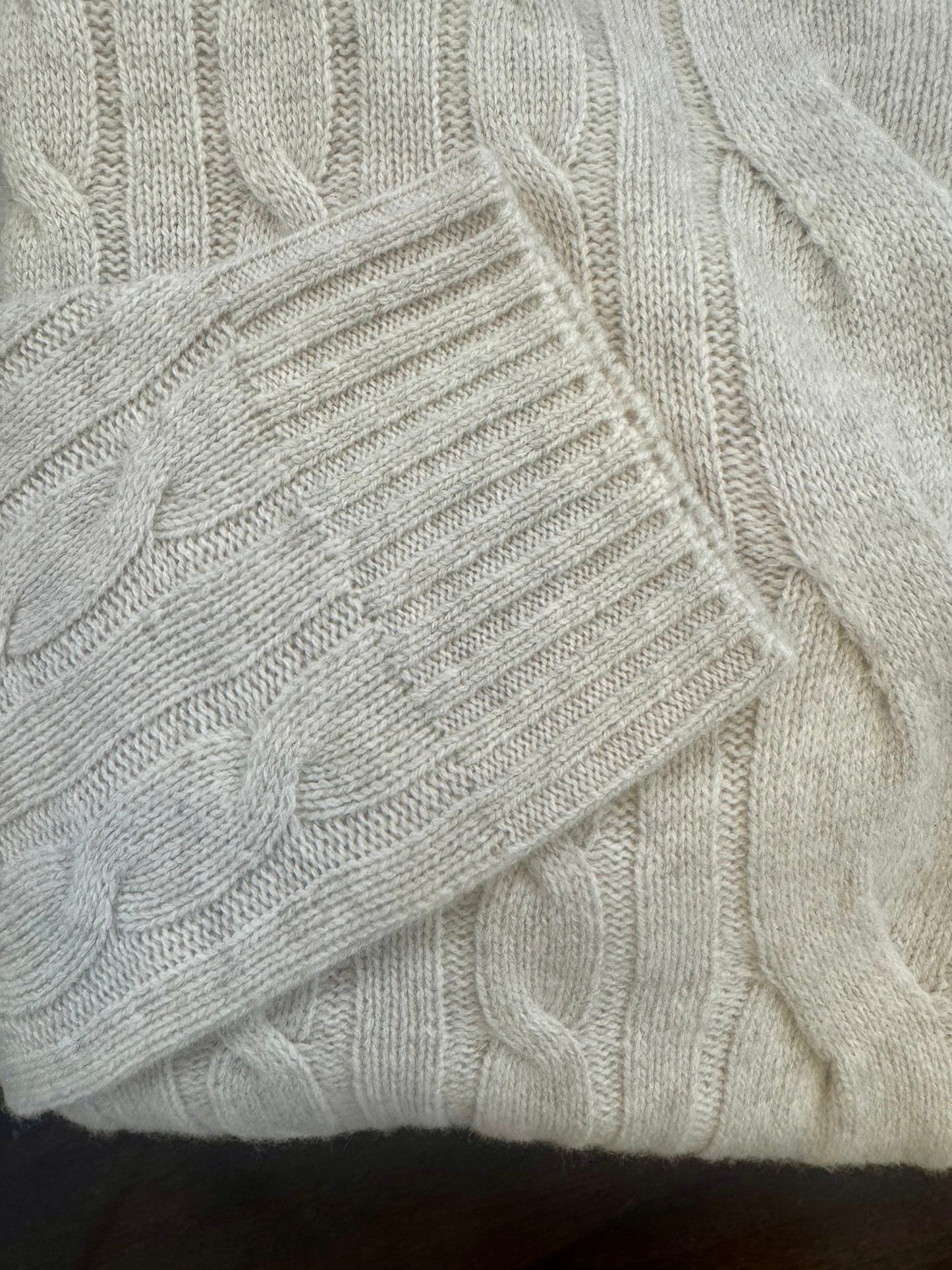 Alashan Cashmere Cable Crew Neck Sweater