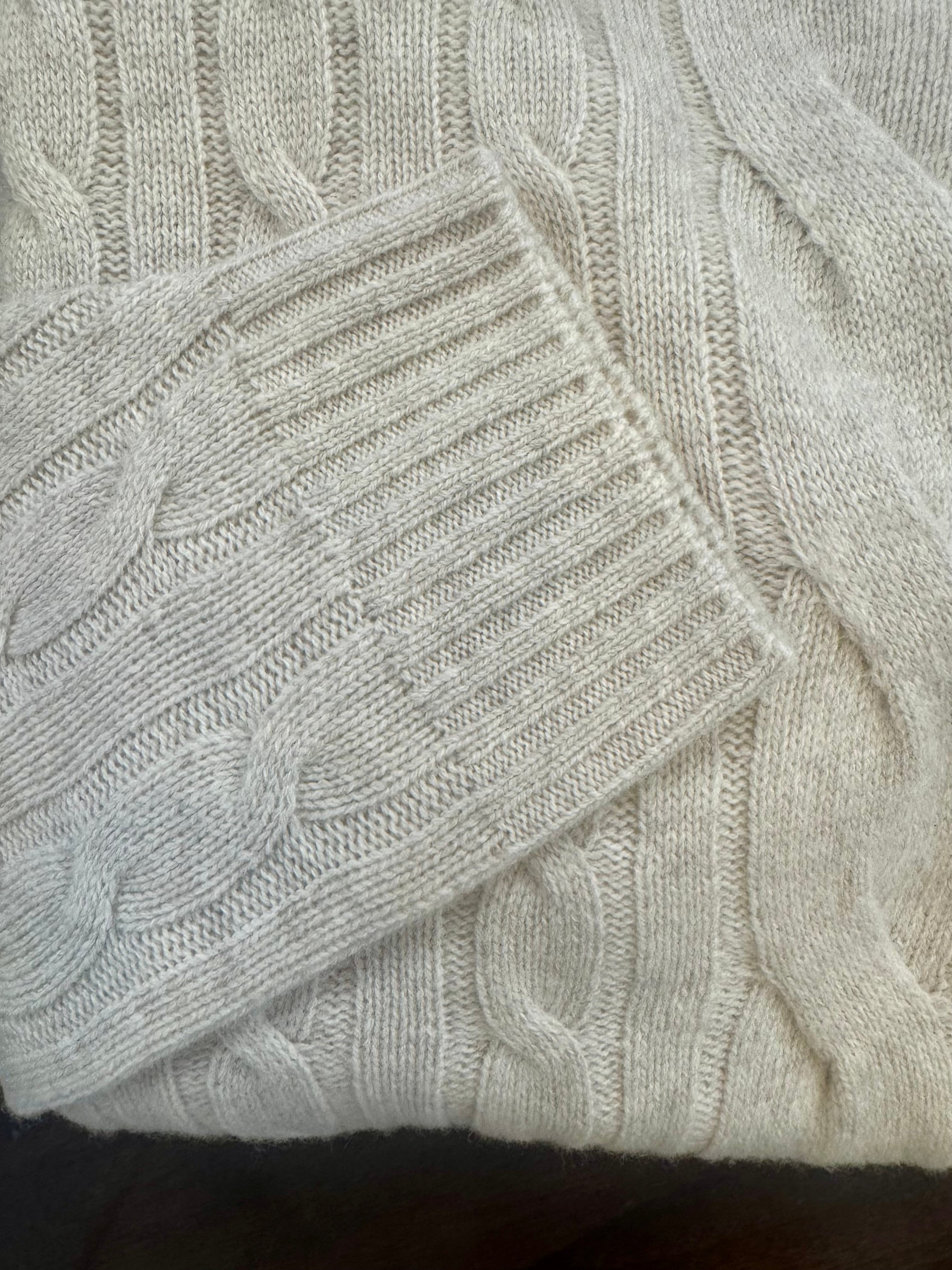 Alashan Cable Crew Neck Sweater