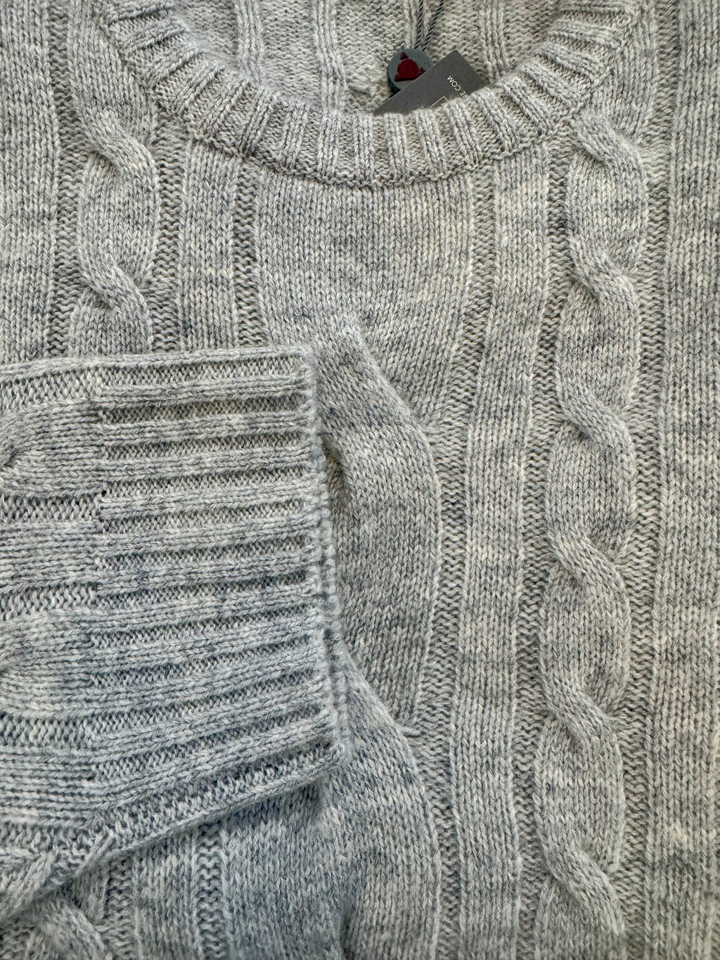 Alashan Cable Crew Neck Sweater