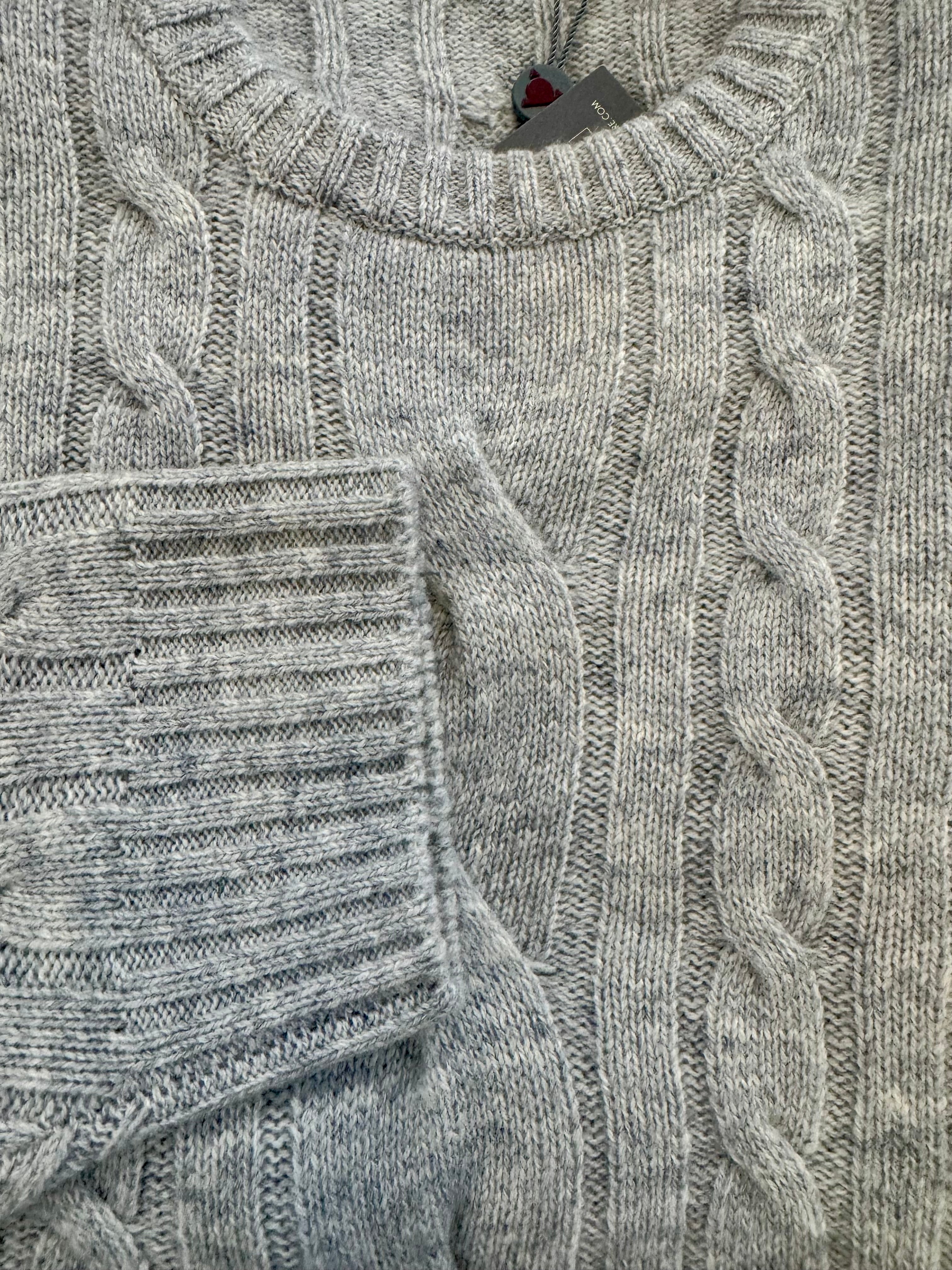 Alashan Cable Crew Neck Sweater