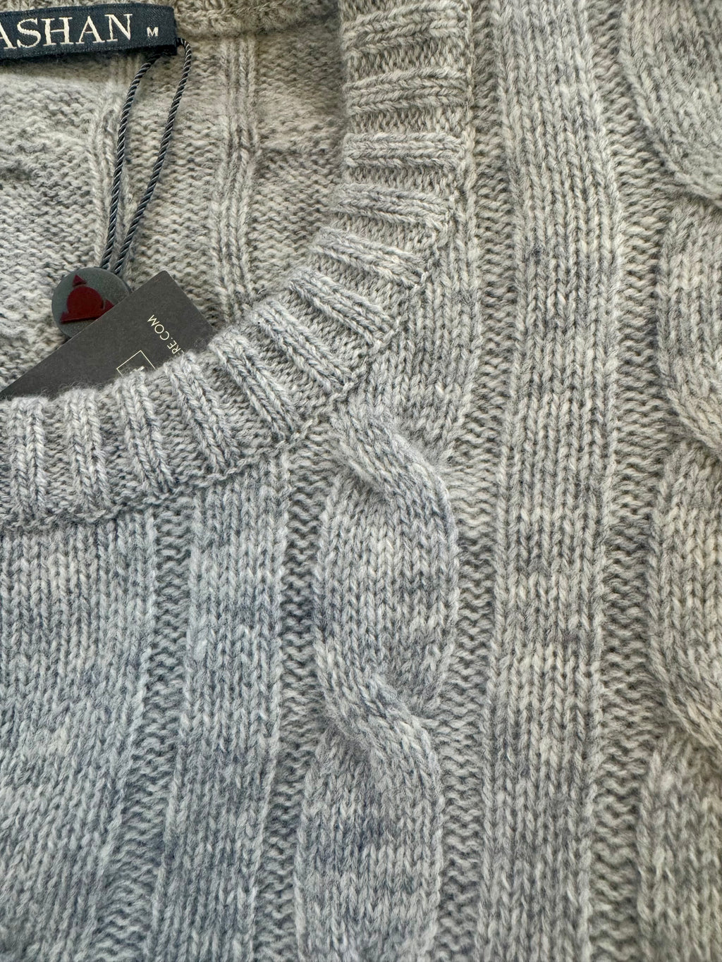 Alashan Cable Crew Neck Sweater