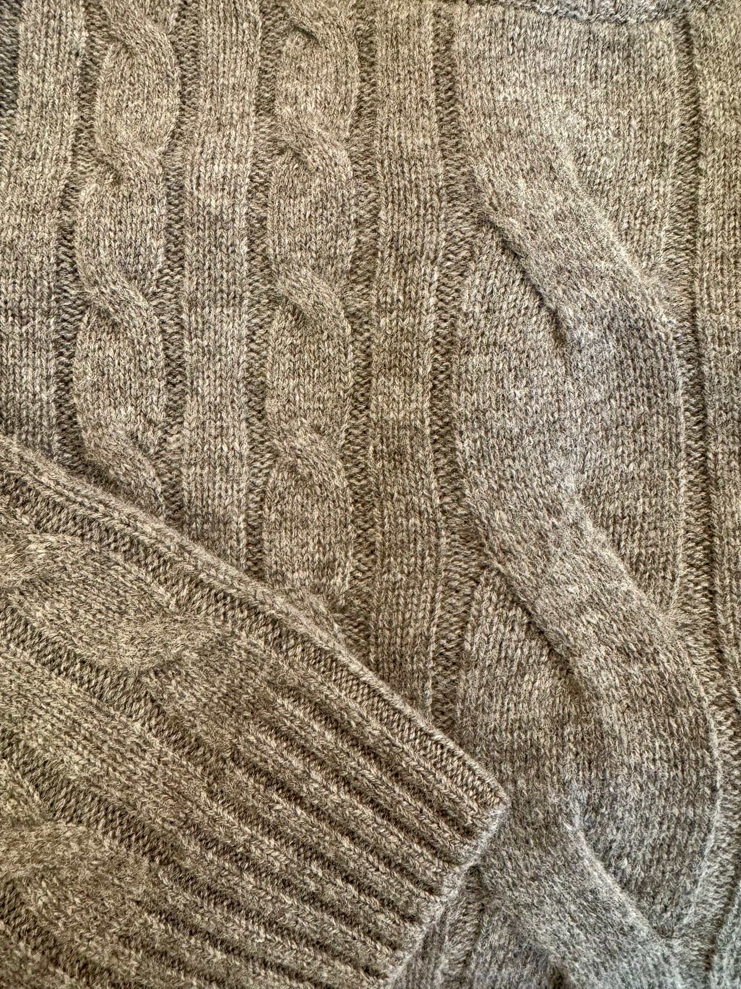 Alashan Cashmere Cable Crew Neck Sweater