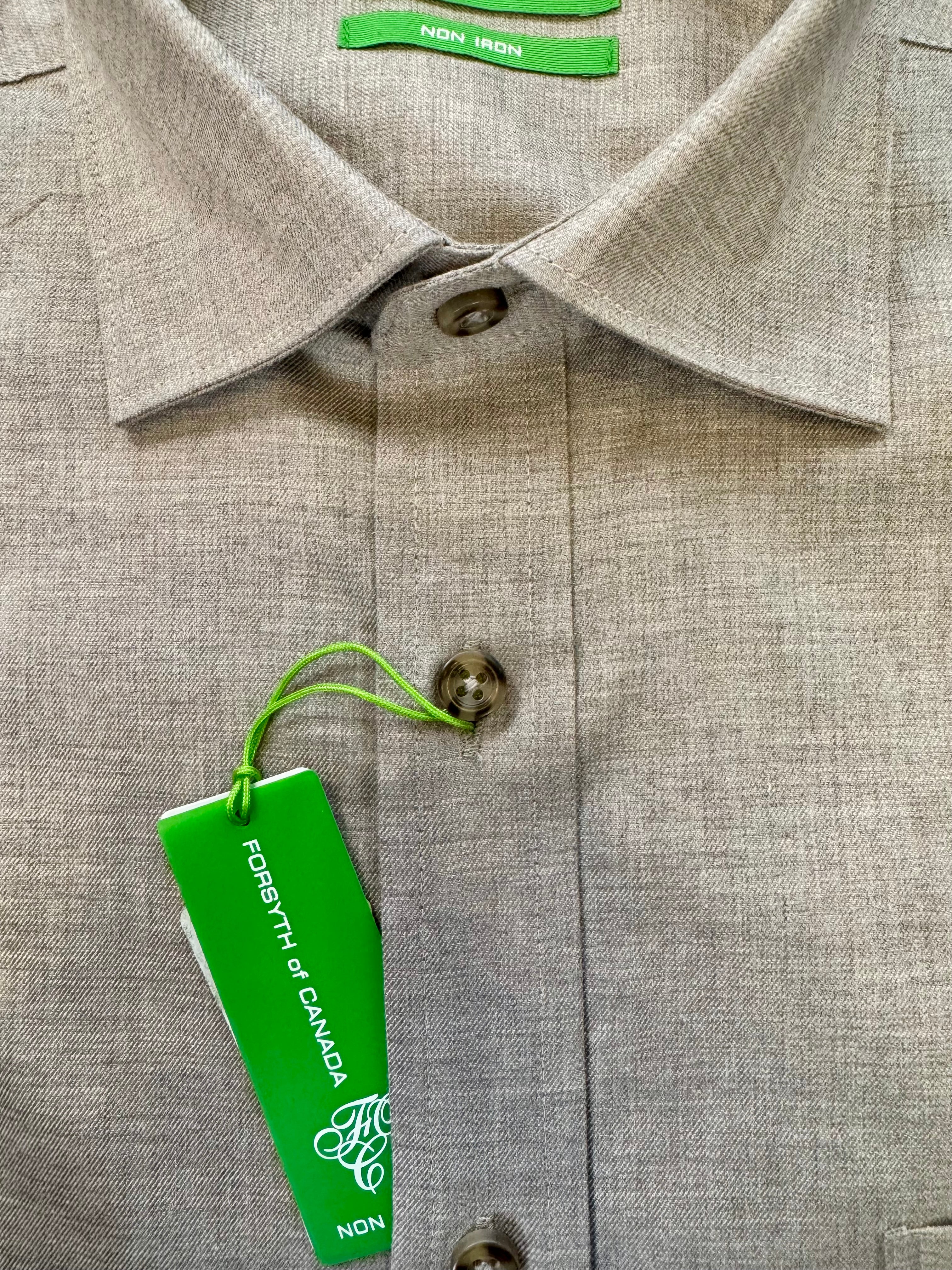 Heathered Solid Sport Shirt