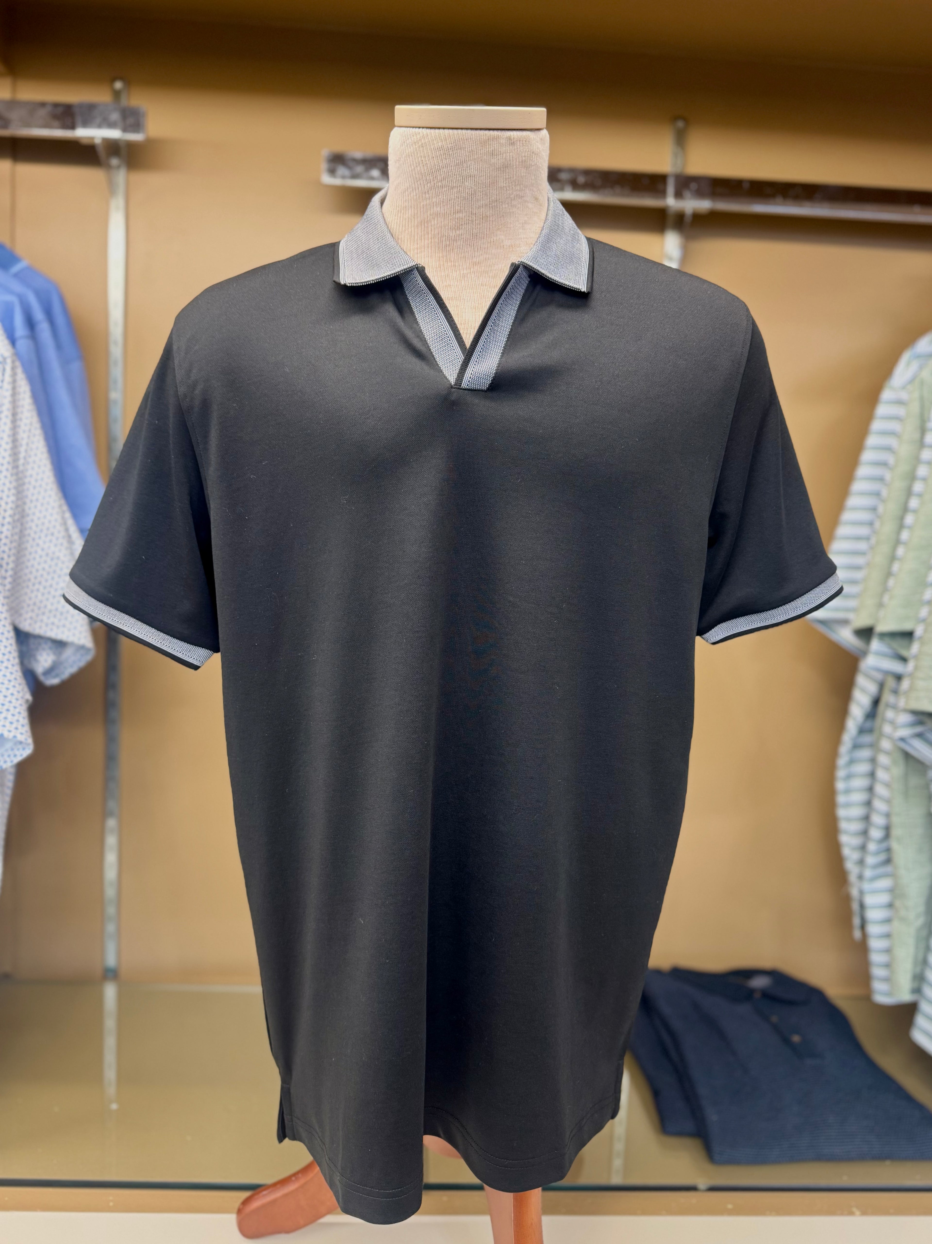 Royal Oxford Open Collar Polo