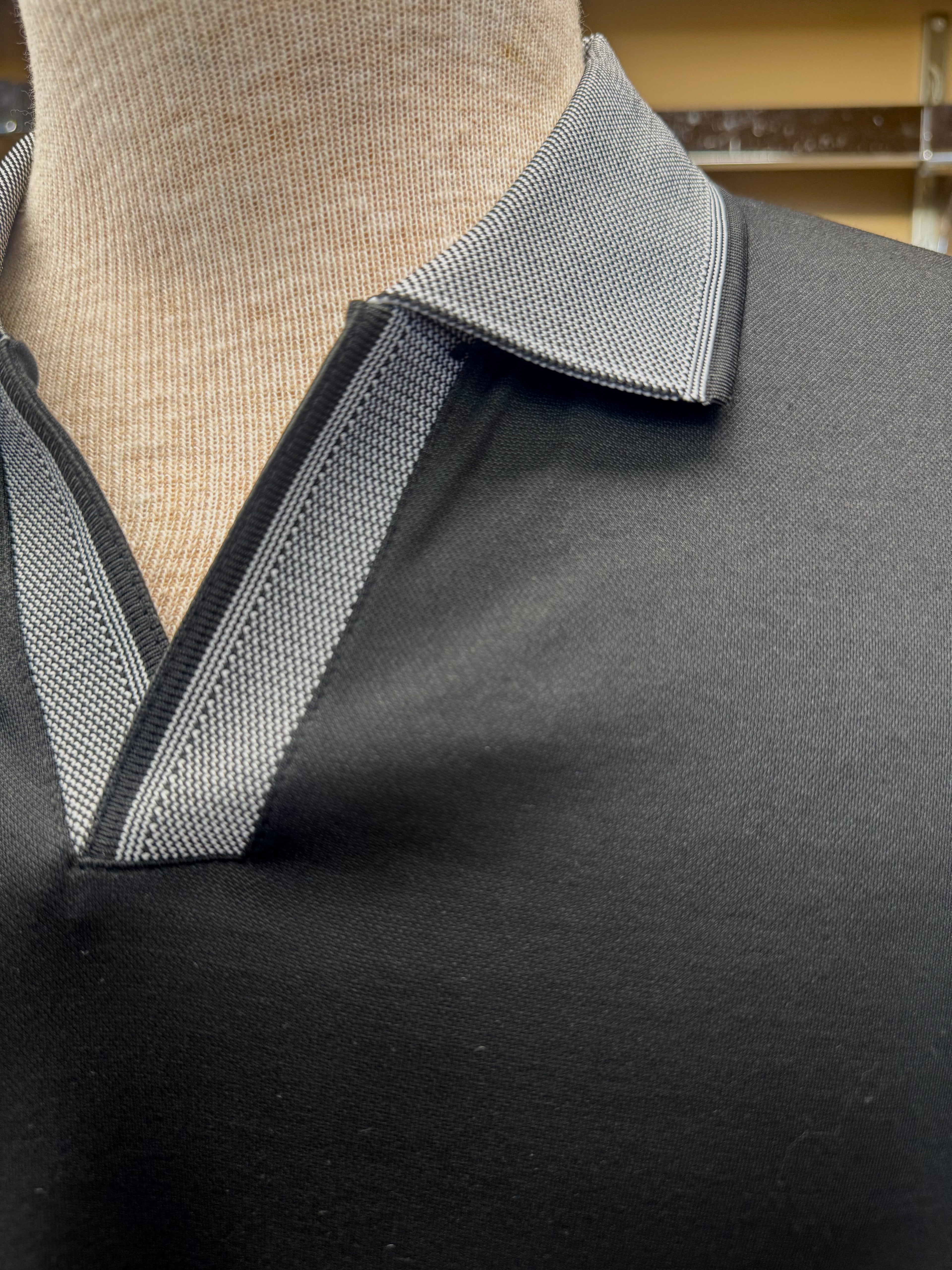 Royal Oxford Open Collar Polo