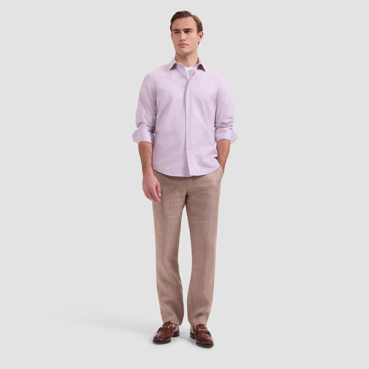 James OoohCotton Micro Floral Shirt