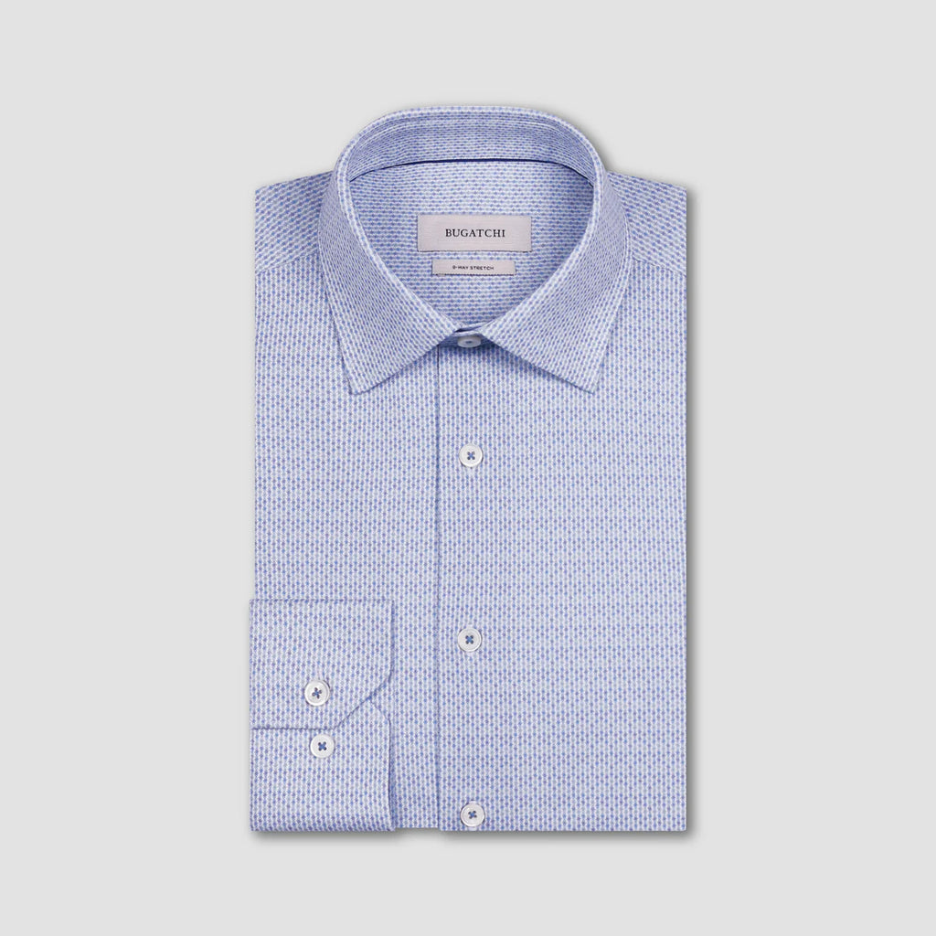 James OoohCotton Micro Geo Stripe Shirt