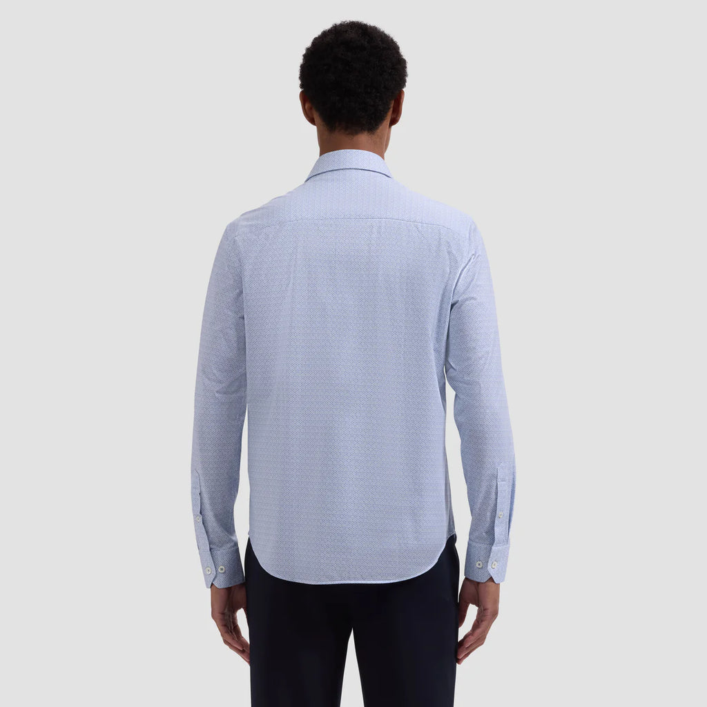 James OoohCotton Micro Geo Stripe Shirt