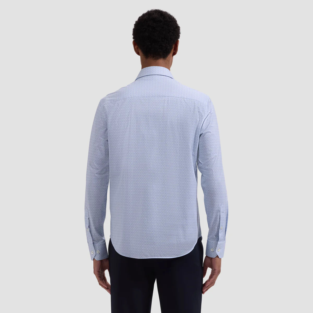 James OoohCotton Micro Geo Stripe Shirt