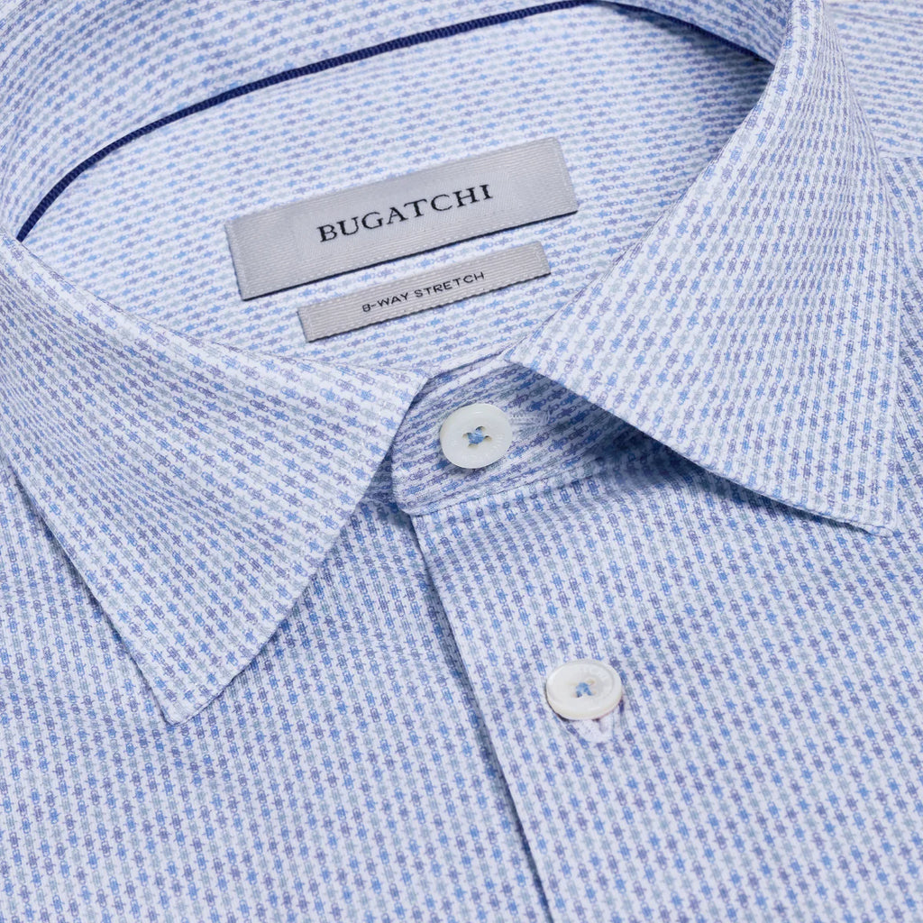 James OoohCotton Micro Geo Stripe Shirt