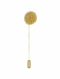 Gold Plated Flower Lapel Pin