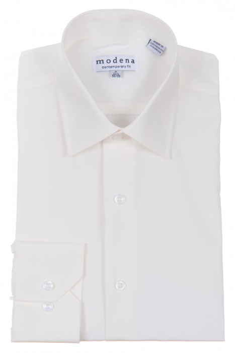 Modena Contemporary Fit Dress Shirt Egg Shell M300BS0R / 17.5 x 36/37 Modena Contemporary Fit Dress Shirt Egg Shell M300BS0R / 17.5 x 36/37