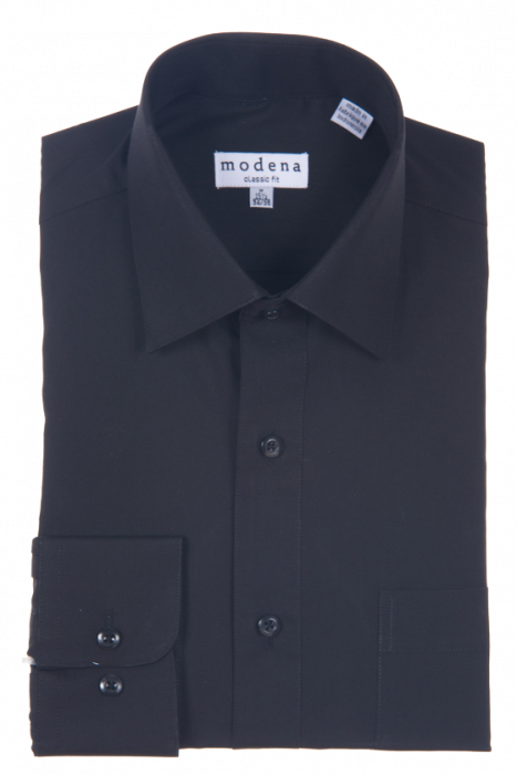 Modena Classic Fit Dress Shirt Black