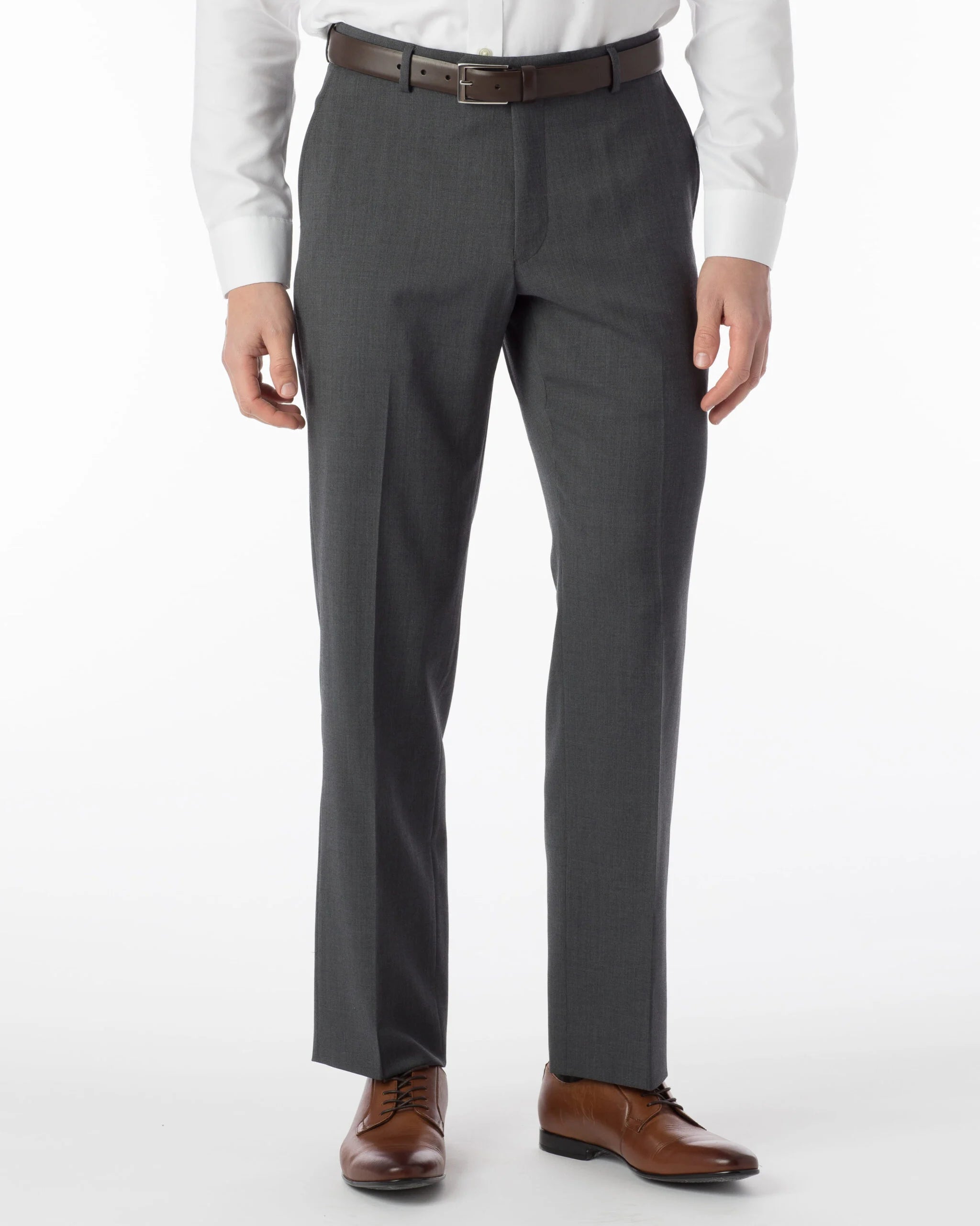 Comfort-EZE Gabardine Pants - Mid Grey