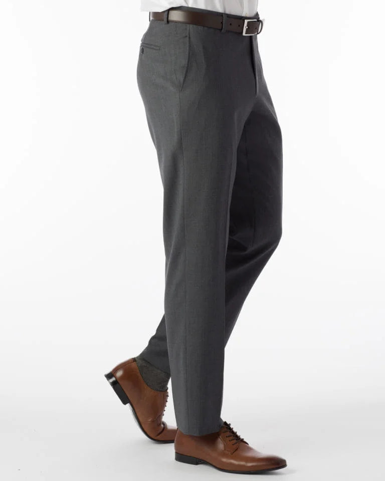 Comfort-EZE Gabardine Pants - Mid Grey