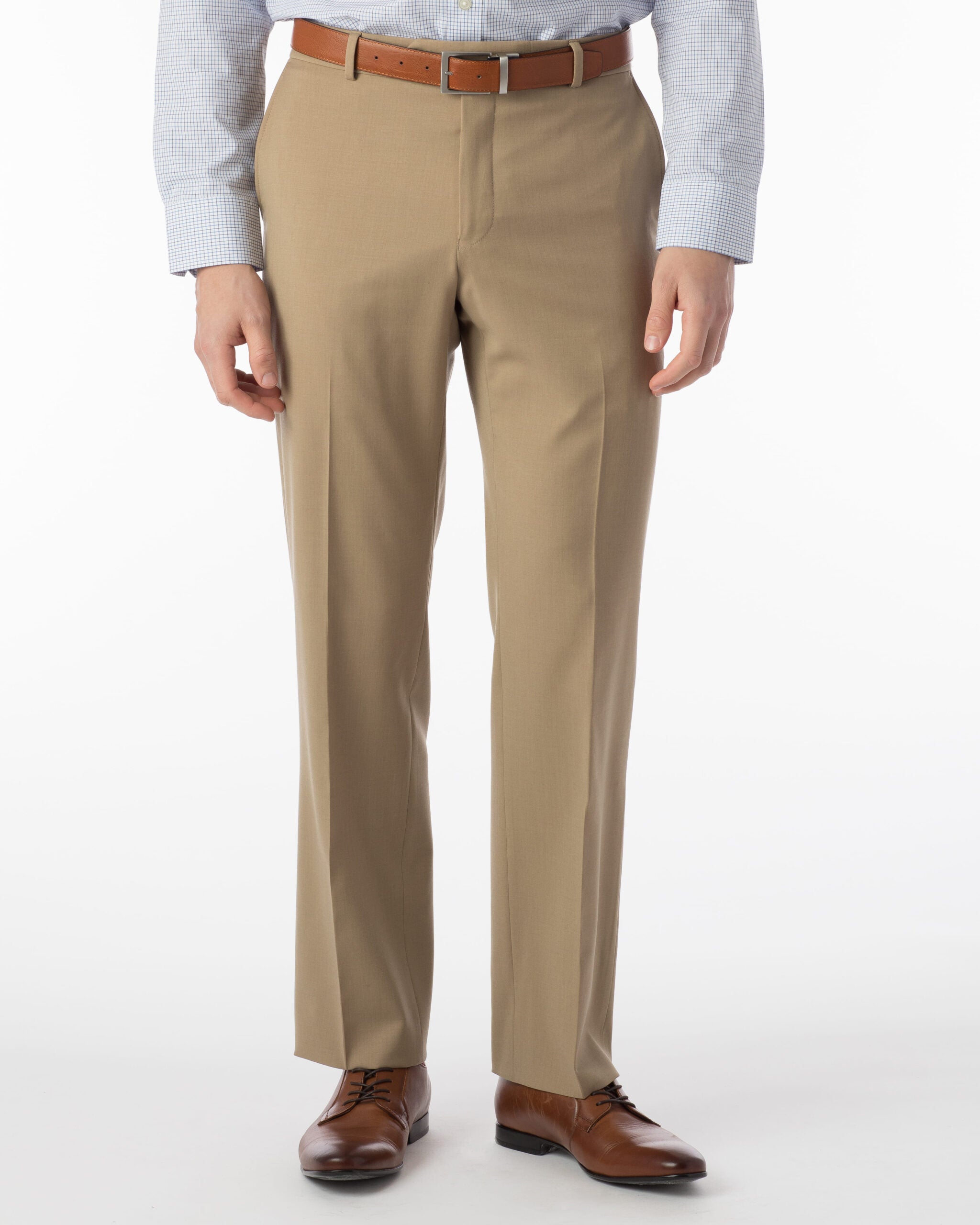 Comfort-EZE Gabardine Pants - Tan