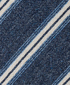 Denim Stripe Silk Bourette Tie