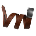 Gunmetal and Tobacco Topo Full Grain Misson Belt