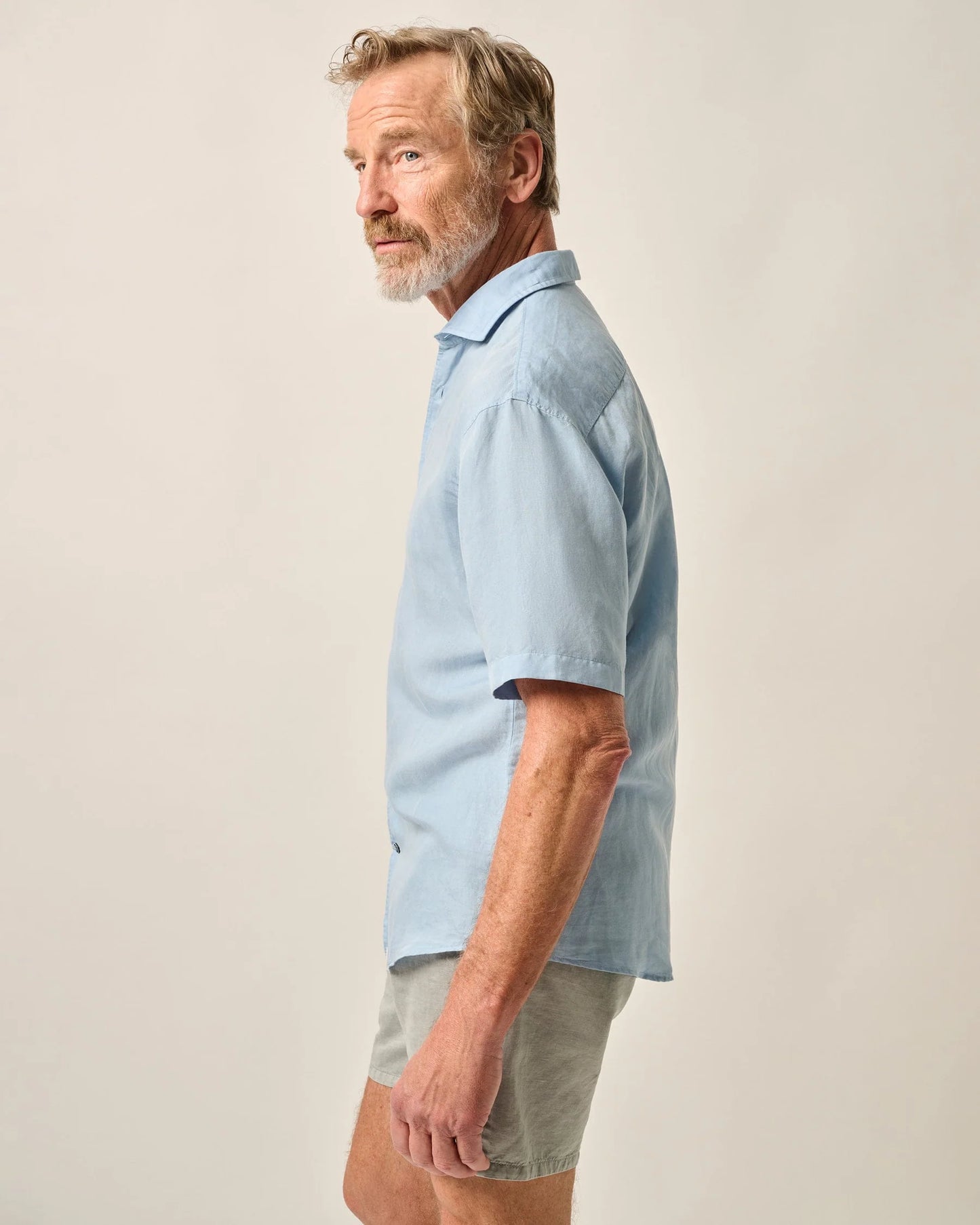 Gianni Short Sleeve Hangin' Out Linen Shirt