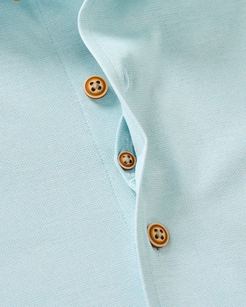 Breck Printed Mesh Short Sleeve Shirt