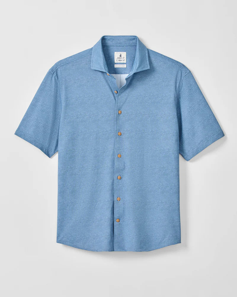 Breck Printed Mesh Short Sleeve Shirt