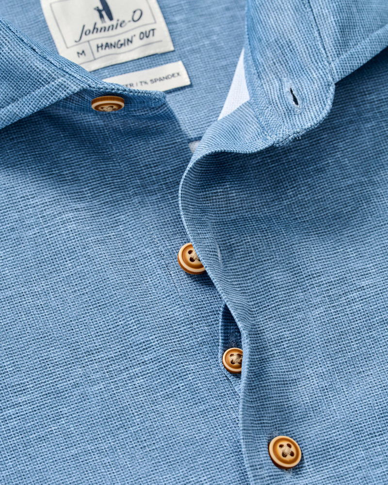 Breck Printed Mesh Short Sleeve Shirt
