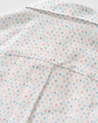 Linen Blend Short Sleeve Button Down Shirt - Cash Bar Print