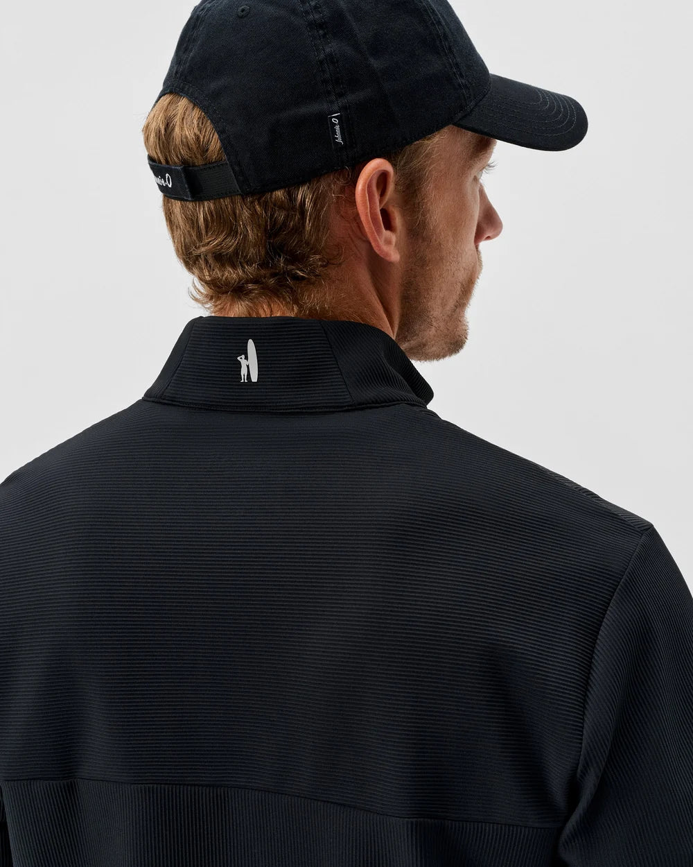 Hoppin Ribbed Knit Performance Quarter Zip Pullover