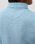 Slub Cotton Blend Polo - Starnes Heathered