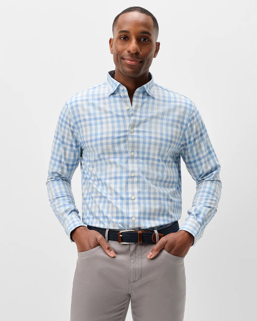 Everyday Performance Button Down Shirt - Cay Exploded Gingham