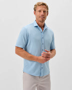 Surfsucker Knit Short Sleeve Button Down Shirt - Stretch Knit Solid