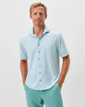 Breck Printed Mesh Short Sleeve Shirt