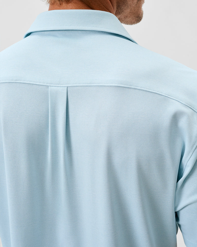 Breck Printed Mesh Short Sleeve Shirt