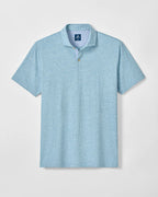 Slub Cotton Blend Polo - Starnes Heathered