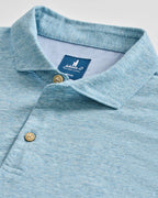 Slub Cotton Blend Polo - Starnes Heathered