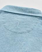 Slub Cotton Blend Polo - Starnes Heathered