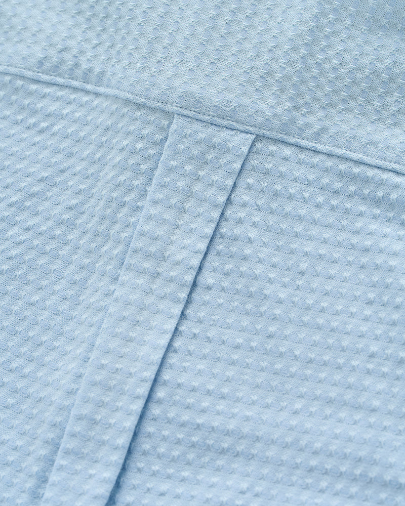 Surfsucker Knit Short Sleeve Button Down Shirt - Stretch Knit Solid