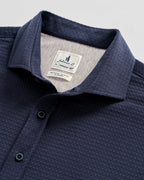 Surfsucker Knit Short Sleeve Button Down Shirt - Stretch Knit Solid