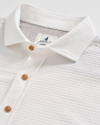 Surfsucker Knit Short Sleeve Button Down Shirt - Stretch Knit Solid