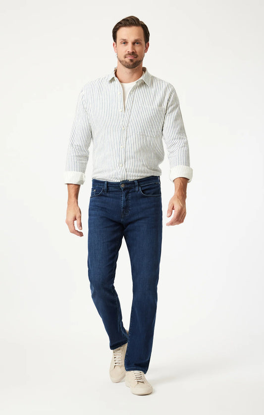 Zach Straight Leg Jeans - Deep Used Supermove