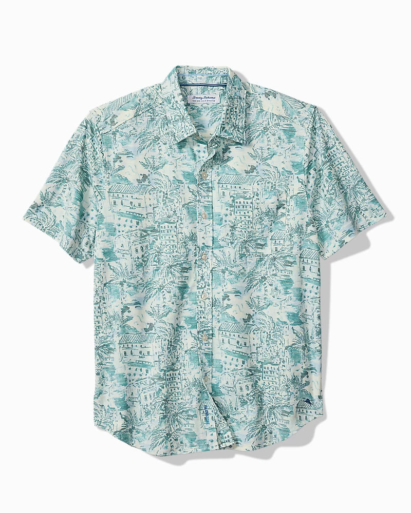 San Lucio Tides Villa Vista Stretch Knit Shirt