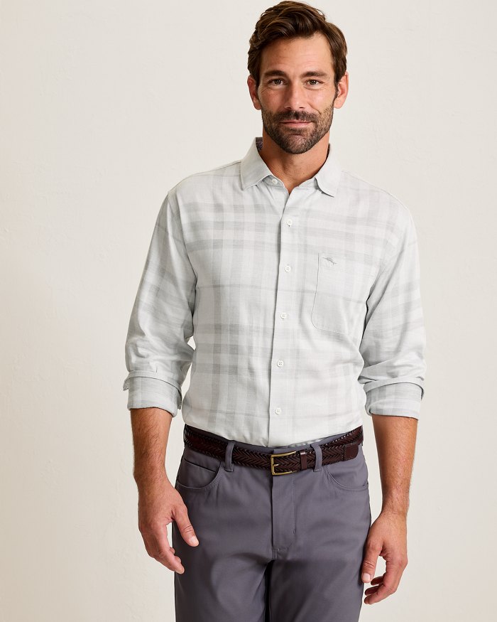 Silver Mist Plaid Shirt