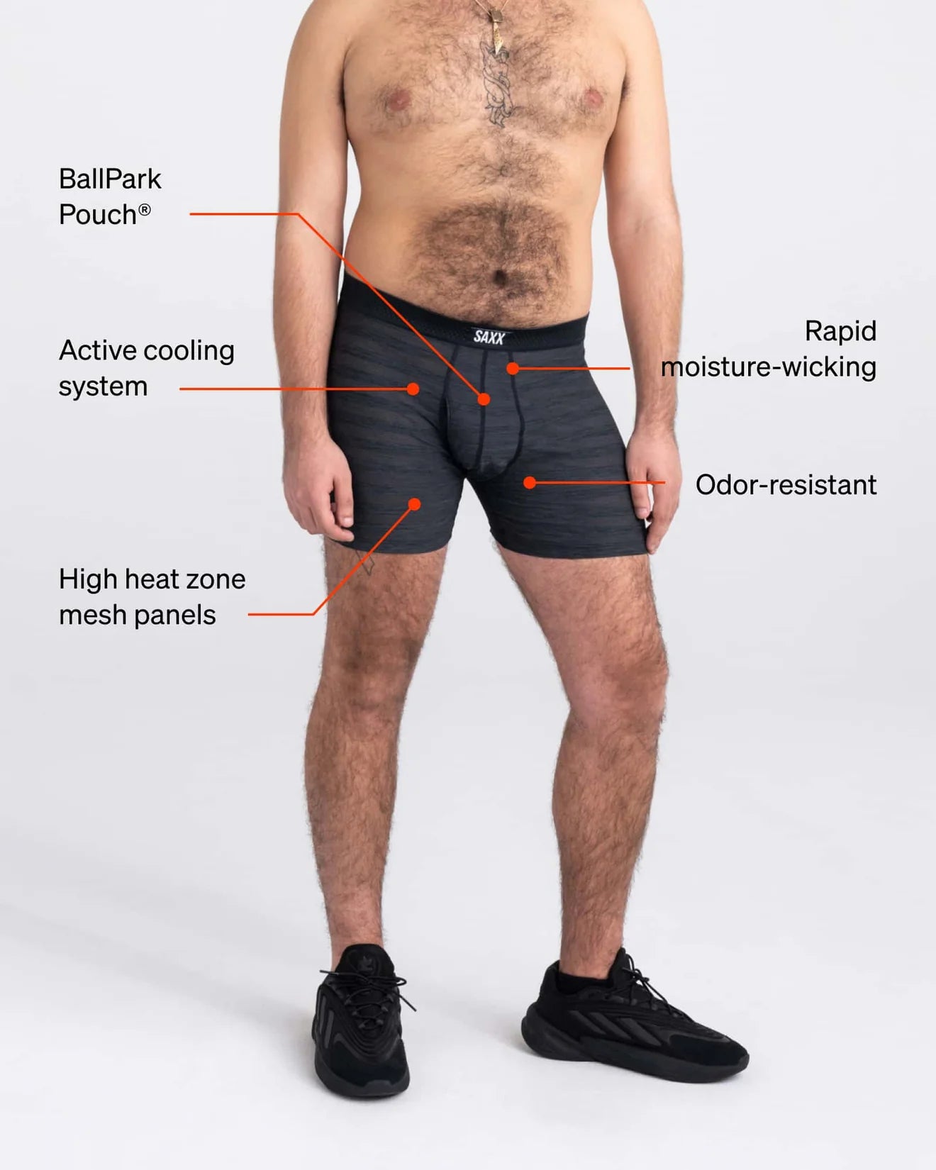 DropTemp Cooling Mesh Boxer Brief