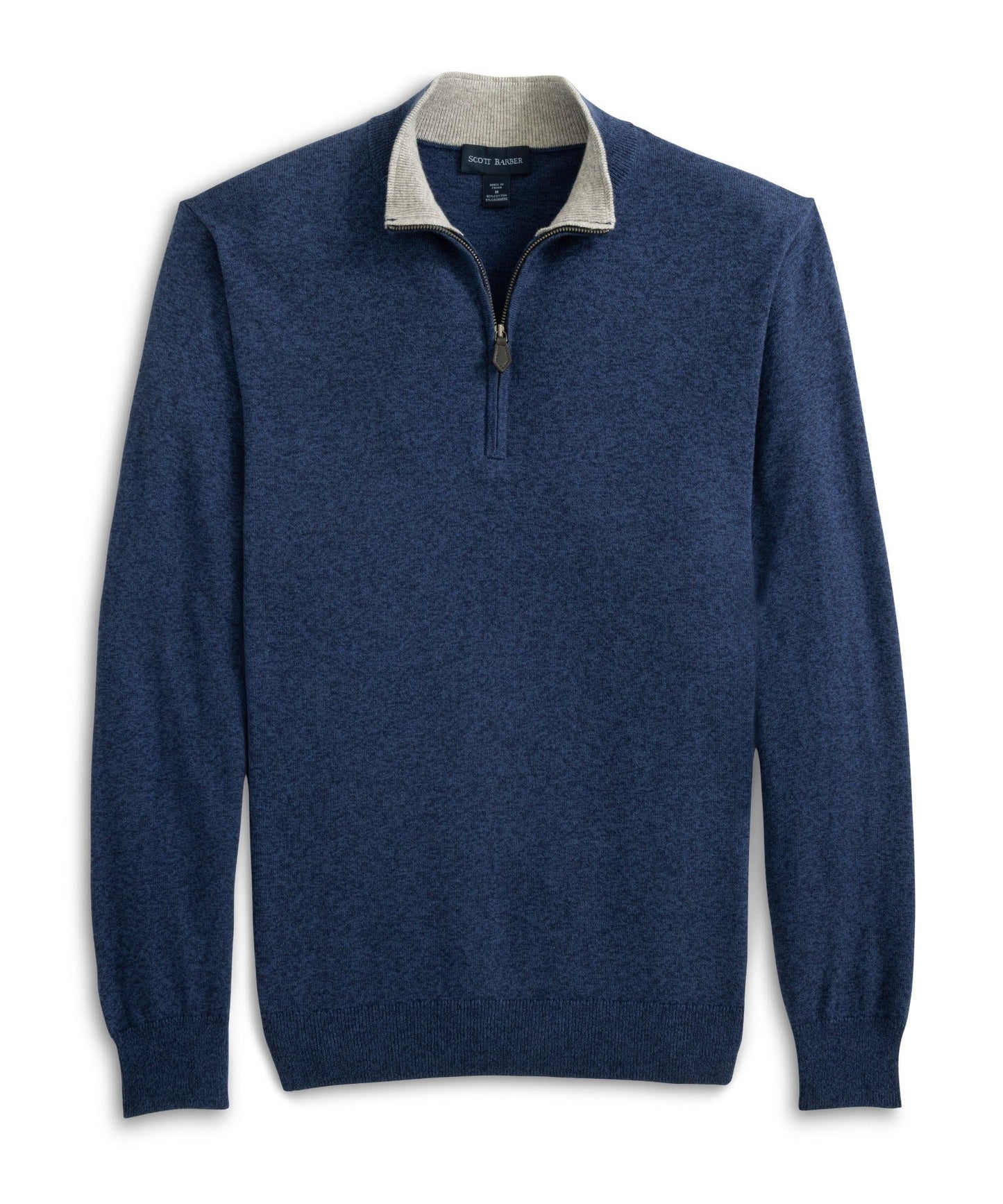 Cotton Cashmere Quarter Zip