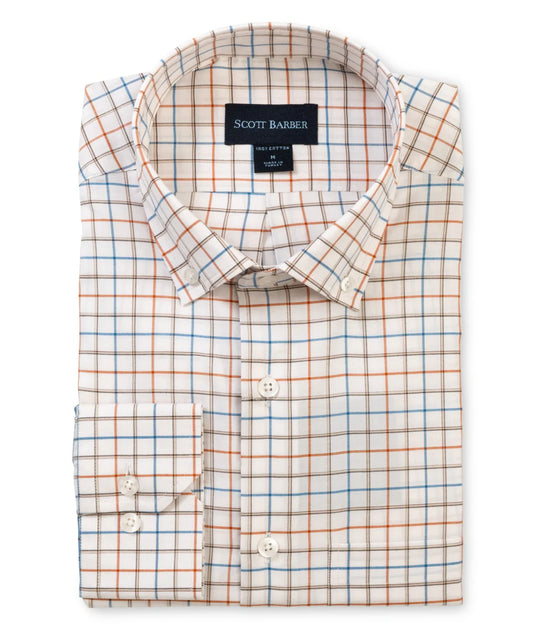 Prep Twill Pane Sport Shirt