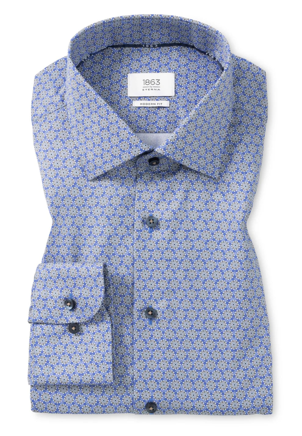 Medallion Print Dress Shirt